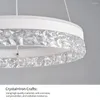 Ljuskronor minimalistisk LED -lampor ljuskrona för matsal dekor sovrum lyster taklampa akryl hänge inomhus hem dekoration