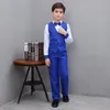 Ternos LOLANTA 4 peças Crianças Meninos Colete Formal Ternos Roupas Infantis Conjuntos Casamento Piano Performance Outfits 3-12 Anos 230809