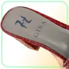 브랜드 새로운 여자 039S 샌들 신발 Gina Ladies High Heel Heel Heel Diamond Heel 65 cm 고품질 po011312619988
