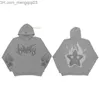 Men's Hoodies Sweatshirts Pentagram Bubble Embroidered Cotton Hoodie Men's Vintage Ricky Tidal Sweatshirt Jacket Campus Flame Design Loose Casual Top Z230810