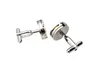 Cuff Links Men's Cufflinks Watch Movement Design Silver Color Quality Copper Wholesale retail 230809