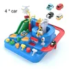 ElectricRC Track Racing Rail Car Model Educational Toys Children Track Adventure Game Brain Mechanical Interactive Train Animals Space Rocket Toy 230809