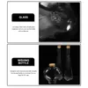 Bouteilles De Stockage 3 Pcs Souvenir Sable Bouteille Décorative DIY Souhaitant Verre Conteneurs Couvercles Vide Micropaysage Pot