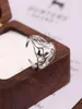 2023 Hot Selling S925 Sterling Silver Fashion Versatile Popular New Exquisite Cross Opening Women's Ring in Europe and America