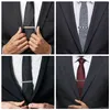 Manschettlänkar 8 datorer Tie -klipp set med presentförpackning Bröllopsgäster Gifter Luxury Men's Jewelry Business Metal Man Shirt Manschettknappar för make 230809