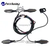 Światła rowerowe E Bike Electric Wodoodporne światło kabla Zestaw 48V 60V Front Flash Flashing Dynamic Turns Signals Rogu akcesoria HKD230810