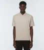 Män polo t skjortor sommar loro piana casual polos skjorta korta ärm tshirts blixtlås