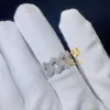 Projektant biżuterii popularne certyfikaty GRA 925 Srebrna karta diamentowy Tester Moissanite Diamond lodowany biżuteria