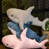 Мягкие плюшевые животные 45/60 см, милые красочные плюшевые игрушки в виде акулы, мягкие мягкие игрушки для чтения, подарки на день рождения, подушка, кукла, подарок для детей