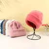 Casquettes de baseball Chapeaux d'hiver pour femmes pour hommes Bonnets en tricot de fourrure à la mode Casquette chaude et respirante à double couche
