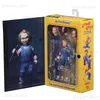 Neca Chucky Good Guys Action Figur Han vill att du är en bästa vän LDs spel Ultimate Collectible Figure Toys Doll Gift 12cm T230810