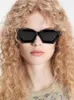 نظارة شمسية خمر قطة عين امرأة مثلث أسود رجعية السيدات الشمس الشمس النمر أنثى 2023 Cateye Eyewear