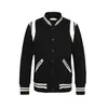 Męskie kurtki przyjazne Bomber Jacket Men Men Tleeve Bawełniany swobodny mundur z obroży Baseball Gwiazda jesienna i zimowa splicowana krótka 230809