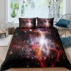 Juegos de cama Cosmic Milky Way Print Juegos de poliéster Niños Niños Cubre Niños Juego de ropa de cama para adolescentes Juego de cama king size 230809