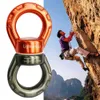 Rock Protection 30KN Yoga Accessories Universal Ring Gimbal Ring Rotary Connector Rotational Hammock Swing Spinner Rope Swivel Connector HKD230810