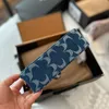 Mini saco de corrente vintage hobo designer saco mulheres axilas bolsa de ombro denim saco swinger bolsa bolsa de alta qualidade saco de axila senhora sacola fazendo hardware antigo 1: 1