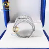 Bijoux de créateurs de luxe glacé diamant hommes plaqué or 925 argent sterling vvs moissanite ou cz Moissanite hip hop anneaux