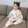 Пижама Детский спальный мешок Мультфильм PP Cotton Embrace Quilt Newborn Outdoor Охлаждаемый продукт четыре сезона Anti -Kick Quilt Z230811