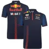 AU71 2023 Men's Polo Shirt passar för Formel 1 Racing Team T-shirt Ny kortärmad snabbtorkning Summer Car Shop Work Car