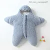 Пижама осень и зимняя толстая новорожденная детская кашемировая сумка для сна теплые детские толстая сумка для сна нога Z230811
