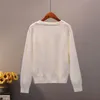 Kvinnors stickor Tees Korean Fashion Short Knit Cardigan Jacket Spring Fall Casual Sweater Mujer Elegant Big Size Coat Long Sleeve Top Luxe Sueter 230810