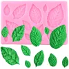 Bakning Mögel Rose Flower Peony Silicone Mold Wedding Cake Decorating Tools Chocolate Fondant Molds Leaf Candy Harts Diy Cupcake Topper 230809