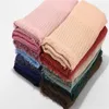 Ethnic Clothing 10pcs/Lot Women Diamond Plain Viscose Cotton Hijab Crinkle Shawl Muslim Head Scarf Big Long Pashmina Wrap Female Foulard