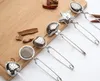 Simple Stainless Steel Tea Strainer Tea Spoon Seasoning Infuser Star Shell Oval Round Heart Shape Strainer Teaware