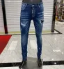 20ss Mens Pants Skinny Jeans Stickers Light Wash Ripped Long Blue Motorcycle Rock Revival Joggers True Religions Men Chg2308109-6 Megogh