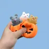 Halloween Ghost Squeeze Pumpkin TPR Cup Toys Descompressão Fidget Antistress Sensory Stress Relesting Presente para crianças adultos 230810