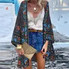 Chaquetas de mujer Abrigo con estampado de moda Blusas Chaqueta de playa de verano Mujer Casaco Casual Damas Harajuku Cardigan Y2K Top Mujer Ropa Jaquetas