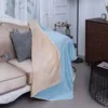 Blankets Cold Ice Silk Blanket Summer Thin Air-conditioned Office Children's Nap Machine Wash In Stock