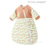 Pigiama in cotone biologico bambino busta per sacco a pelo inverno neonato cover nido del sonno caldo copertina per bambini z230811