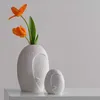 Ins Nordic Vases Decor Rustic Home Decorations Face Shape Ceramic Flower Pot Decoration Home Decor Modern Room Decoration HKD230810