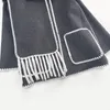 Womens 21FW Toteme Single-Breasted broderi Tassel Scarf ull Löst rockar