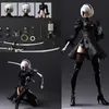 Play Arts Kai Nier Automata 2 Typ B Action Rysunek Dx Deluxe Edition Movable PVC Figur Doll Model Model urodzinowy T230810