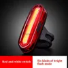 Bike Lights WEST BIKING USB Rechargeable Bike Lights Mountain Warning Light LED Super Bright Change Bicycle Cycling USB Charging Taillight HKD230810