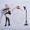 Fate/Grand Order Anime Figure Saber Altria Pendragon Swimwear Maid PVC Action Figure Toy Statue Model Toys Adult Collection Doll T230810