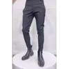 Herrbyxor våren Autumn 2023 Holiday Casual Fashion Clothing Outdoor Shopping Travel Male Slim-Fit Punk Trousers L140