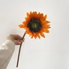 Dekorativa blommor 45 cm amerikansk oljemålning solros konstgjord siden hem vardagsrum dekoration landsbygdsrekografering pografi