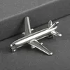 Pins Brooches Blucome Fashion Plane Shape Brooch Badge Good Quality Metal Aircraft Sweater Corsage Women Men Brooches Lapel Decoration Gifts HKD230807