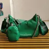 Prad El çantası Tasarımcı Naylon Çanta Crossbody Bag Kadınlar 3in1 Çanta Omuz Çanta Kabukları Kamu Zinciri Cüzdanları ile Ayarlanabilir Çanta Tasarımcısı Kadın Çanta Para Çantası