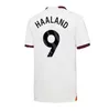 Haaland Fußballtrikot 23 24 De Bruyne Mans Städte Grealish Foden 2023 Fußballtrikot Uniformen Herren Kinder Kit Aarez Fans Spieler Finale