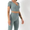 Conjuntos activos Conjunto deportivo Pantalón Ropa deportiva Traje de gimnasio para mujer Legging Feminina Academia Ropa Liquidación Yoga