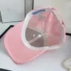 Ball Caps Luxe designer pet metalen driehoek cap zomer effen kleur Ball Caps lente herfst zonnescherm hoed voor mannen vrouwen 3VPZ