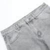 Jeans da uomo Jeans skinny Uomo Grigio Estate High Street Pantalones Hombre Pantaloni semplici slim Streetwear Vintage Fit Autunno Pantaloni denim Y2k lu'l'y