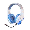 Ny Sy-T830 Wireless Bluetooth Luminous Game Music Dual Mode hörlurar Enc Noise Clevering Plug Mic 3D Space Sound Gaming Headset