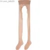 Socks Hosiery Socks Hosiery Fashion Ultra-thin Stockings Men Lingerie Elastic Seamless Tights Silk Sexy Skinny Leg Breathable Glossy PantyhoseSocks Z230811