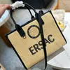 Designer Tote Bag Women Fashion Handbag Shoulder Bags Knitting Leather Cross Bags Woman Luxury handbags letter Straw crossbody bag