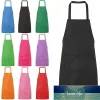 Classic Colorful Cooking Apron Kitchen Cooking Keep the Clothes Clean Sleeveless and Convenient Custom Gift Adult Bibs Universal